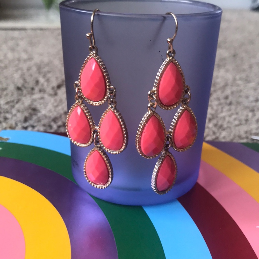 Francesca’s Coral Earrings